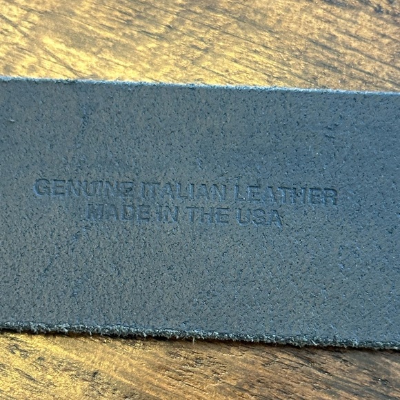 J. Crew | Black Italian Leather Corset-Style Dress Belt, Solid Brass Buckle, M - Picture 7 of 10